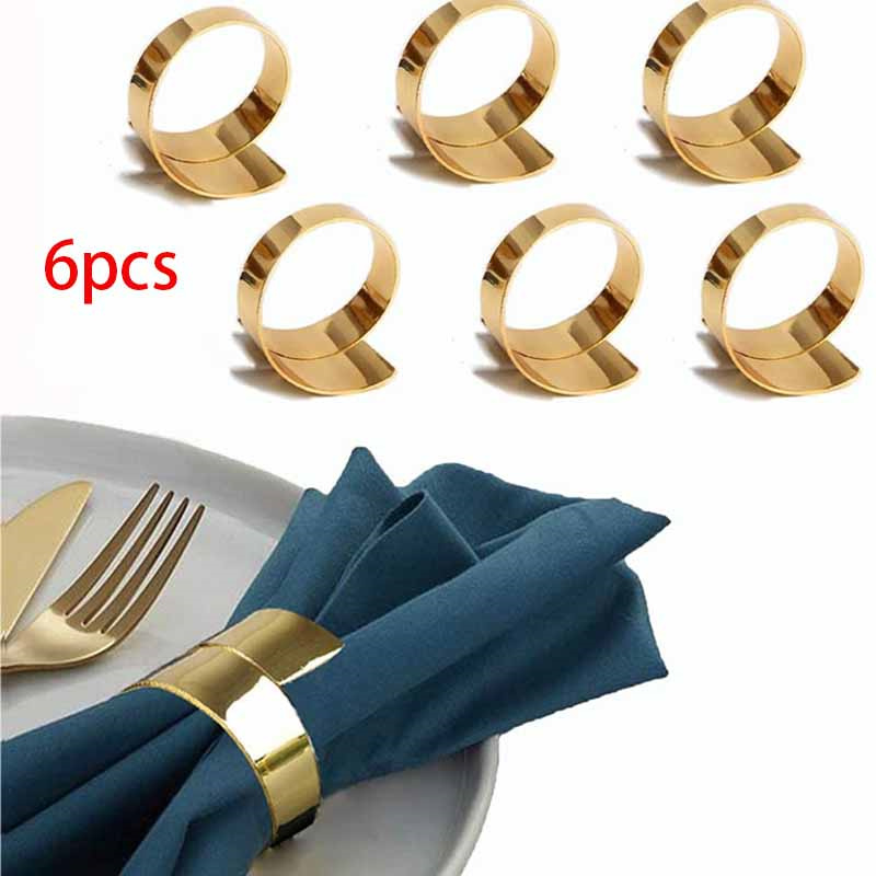 6pcs gold